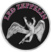 LED Zeppelin Circle Logo - Led Zeppelin Circle Swan Belt Buckle