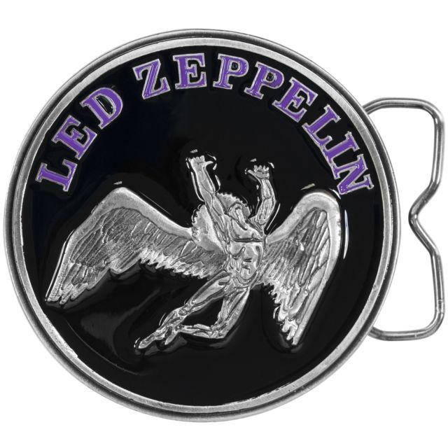 LED Zeppelin Circle Logo - LED Zeppelin Swan Belt Buckle Pants Accessory