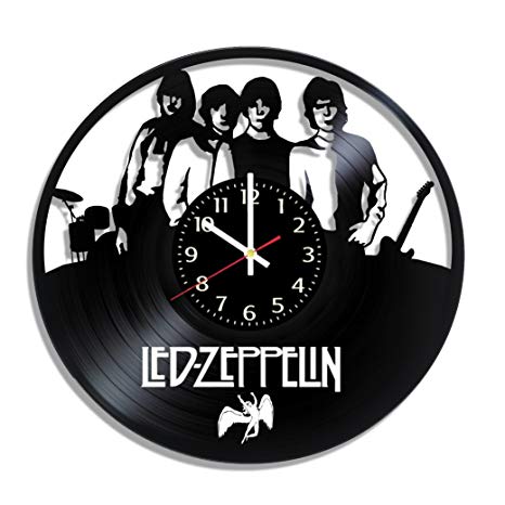 LED Zeppelin Circle Logo - Amazon.com: Vinyl record wall clock Led Zeppelin, Led Zeppelin wall ...