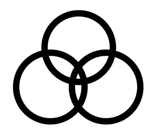 LED Zeppelin Circle Logo - Lemonbeats intersecting circles was John Bonham's