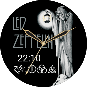 LED Zeppelin Circle Logo - LED ZEPPELIN for Watch Urbane - FaceRepo