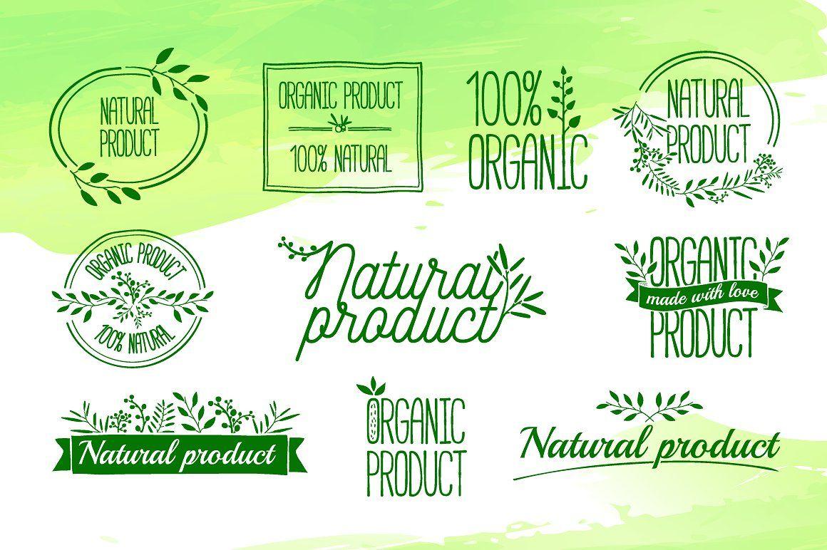 Nature Logo - Organic / Natural Logo Design Logo Templates Creative Market