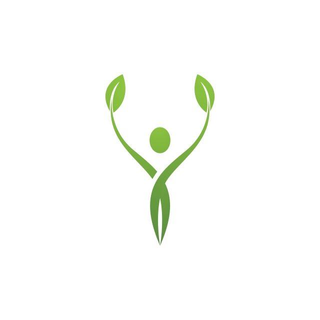 Nature Logo - Human Character Sign,health Care Logo Nature Logo Sign Green ...