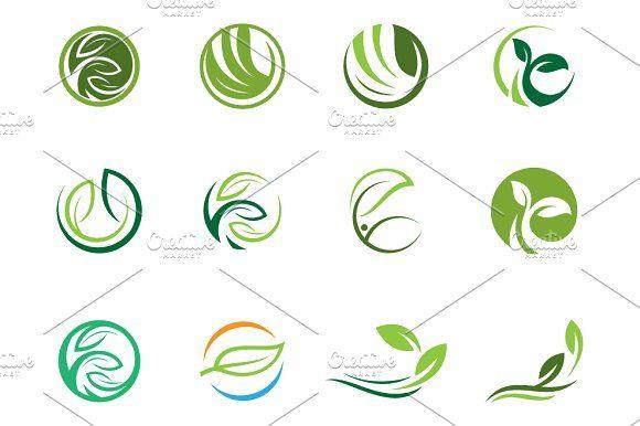 Nature Logo - Set of Nature Logo Template ~ Logo Templates ~ Creative Market