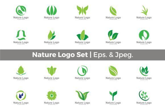 Nature Logo - Nature Logo Set Graphic by Guardesign | Acongraphic - Creative Fabrica