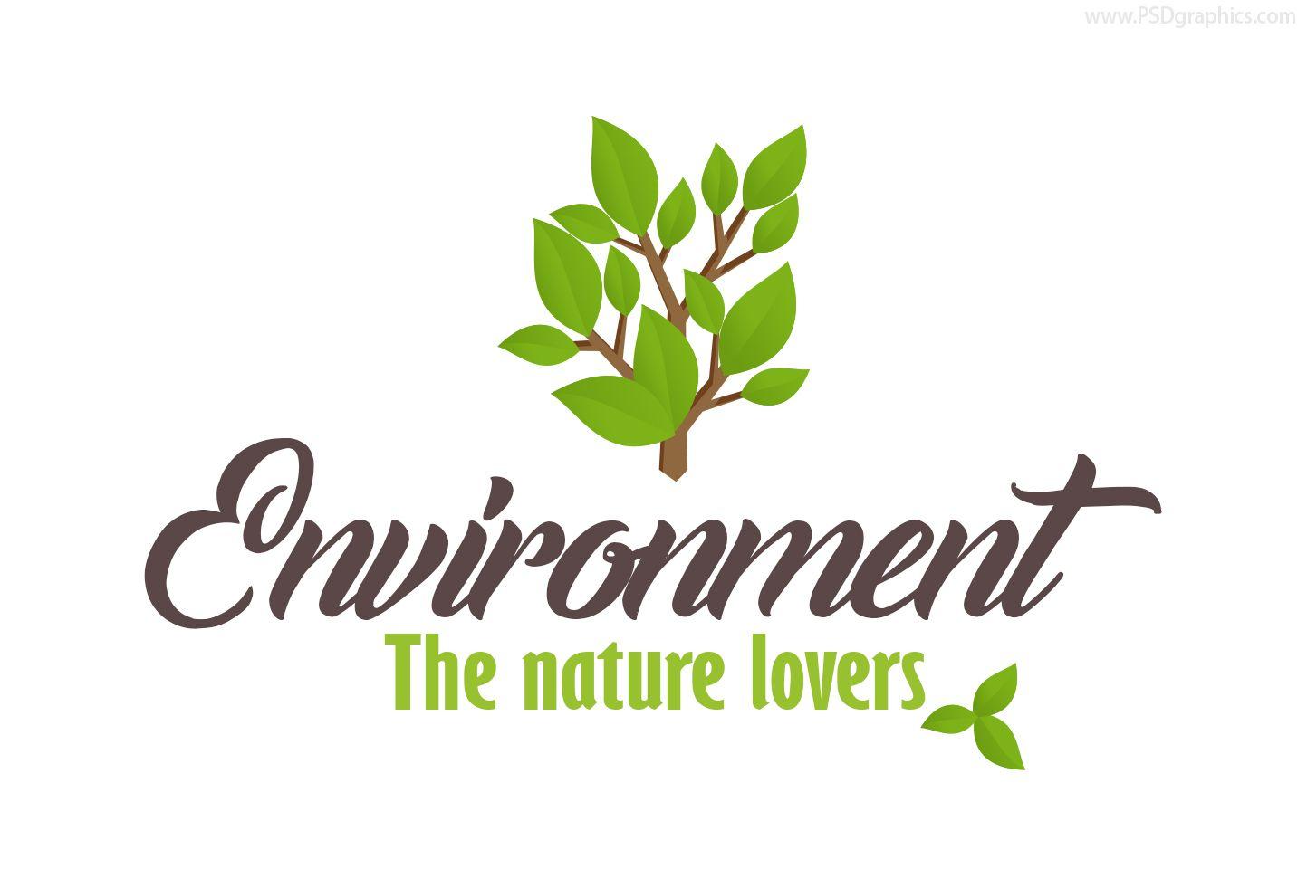 Nature Logo - Nature logo template (PSD) | PSDGraphics