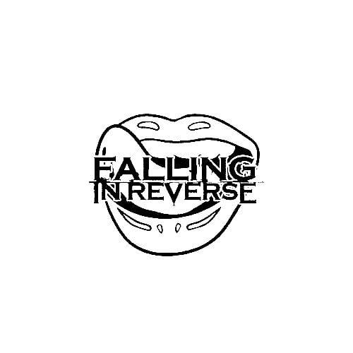 Falling in Reverse Logo - FALLING IN REVERSE Tongue Band Logo Decal