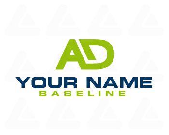 Ad Logo - Ready made Logo: letter AD