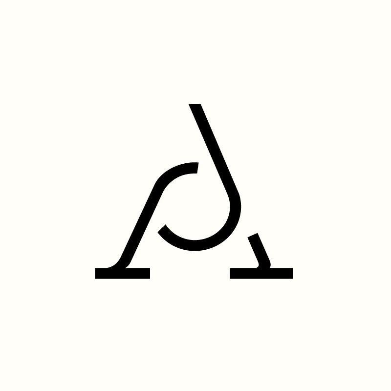 AJ Logo - AJ Ad Monogram designed by Richard Baird. (Available) #logo #design ...