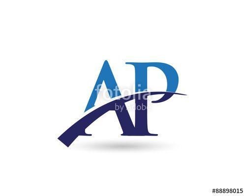 AP Logo - AP Logo Letter Swoosh Stock Image And Royalty Free Vector Files