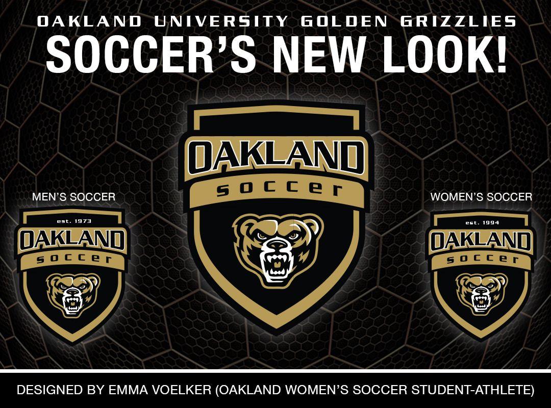 Golden Shield Car Logo - OAKLAND SOCCER PROGRAMS DEBUT SHIELD LOGO - Oakland University Athletics