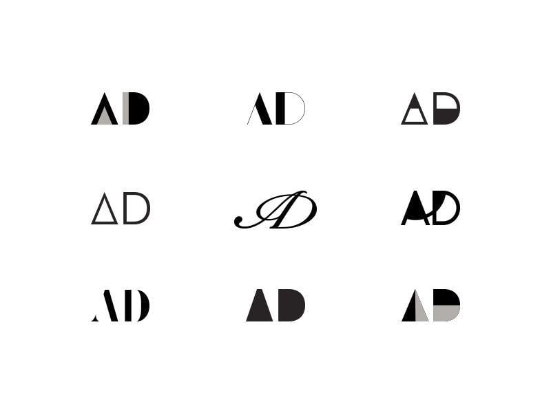Ad Logo - AD monogram
