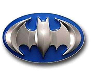 Blue and Yellow Oval Logo - Batman Belt Buckle Black and Yellow Oval Regular Logo Belt Buckle ...