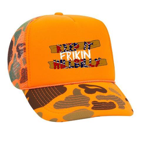 Yellow Outlaw Logo - KIFH Orange Camo Hat – Outlaw Merch