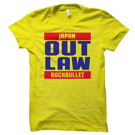 Yellow Outlaw Logo - 142D OUTLAW Yellow - ROCKBULLET SHOP