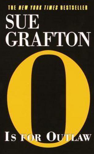 Yellow Outlaw Logo - Kinsey Millhone Alphabet: O Is for Outlaw by Sue Grafton 2001