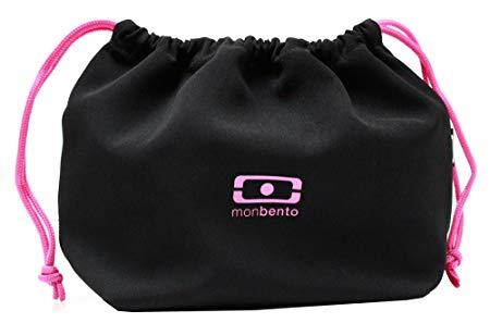 Pink MB Logo - MB Pochette black/pink - The bento bag: Amazon.co.uk: Kitchen & Home