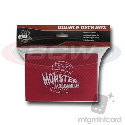 Pink MB Logo - BCW - Monster Protectors Double Deck Box - Matte Pink - MB-DD-MPI ...