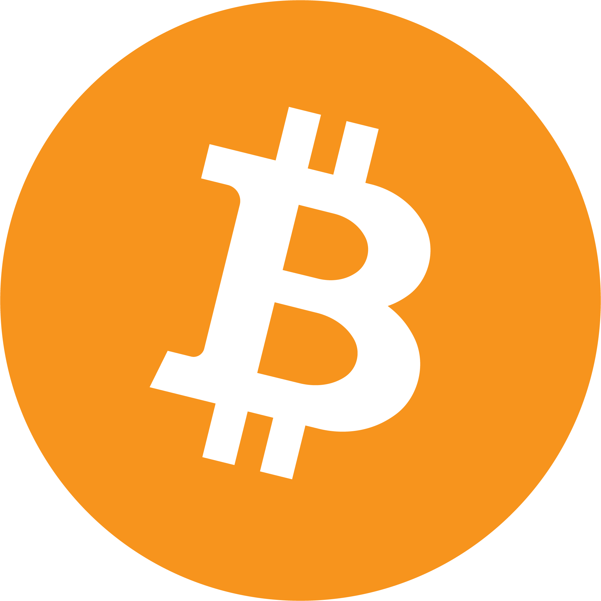 Orange Circle Logo - Bitcoin Symbol and Logo Origins