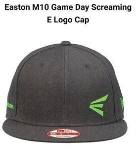 Easton E Logo - Details about Easton M10 Game Day Screaming E Logo Cap Snapback Flat Bill  -Grey. NEW!!