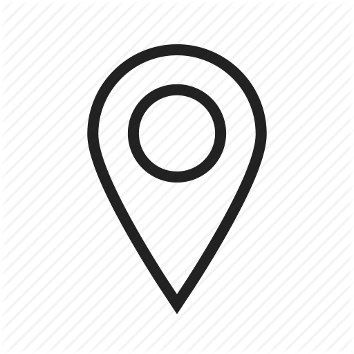 Black Map Logo - Location, logo, map, marker, pin, place, travel icon