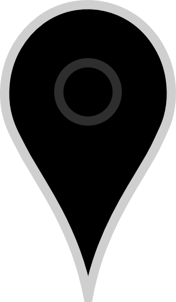 Black Map Logo - Google Map Pointer Black Clip Art at Clker.com - vector clip art ...