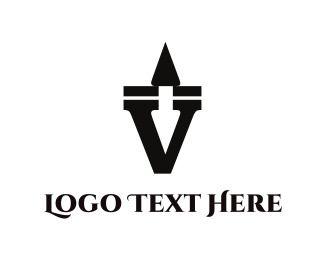 Black Letter V Logo - Letter V Logos. The Logo Maker