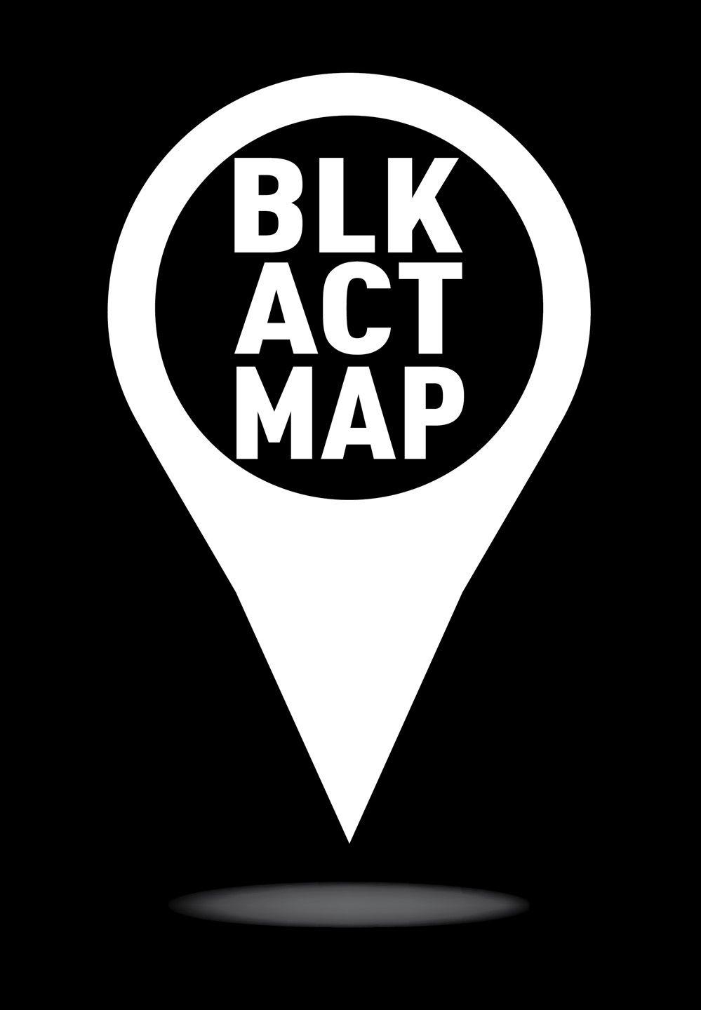 Black Map Logo - Black Cultural Activism Map Hall Foundation