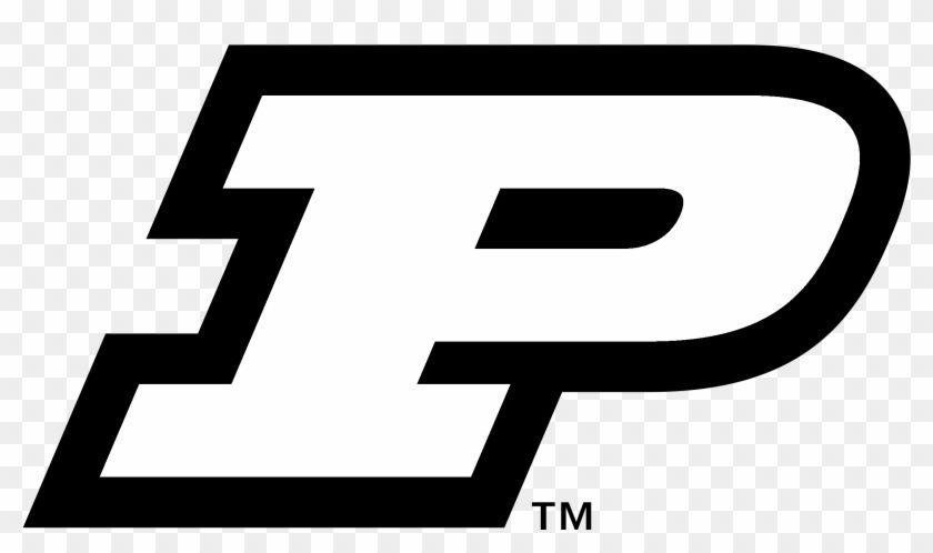 Black Map Logo - Purdue University Boilermakers Logo Black And White - Purdue ...