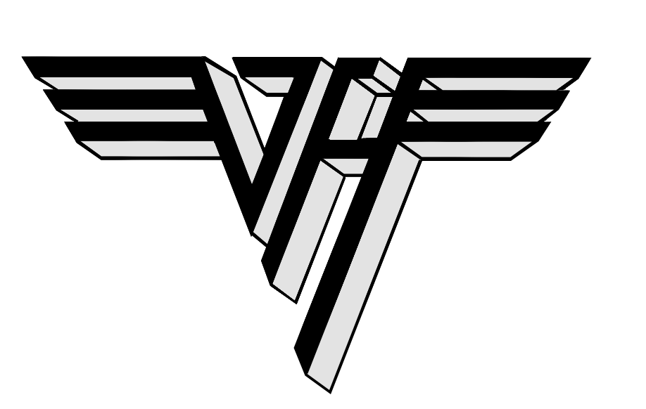Van Halen Logo - David Lee Roth Era - Van Halen Logo | Van Halen in 2019 | Pinterest ...