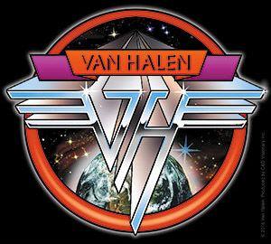 Van Halen Logo - Space Logo Sticker: Van Halen Store