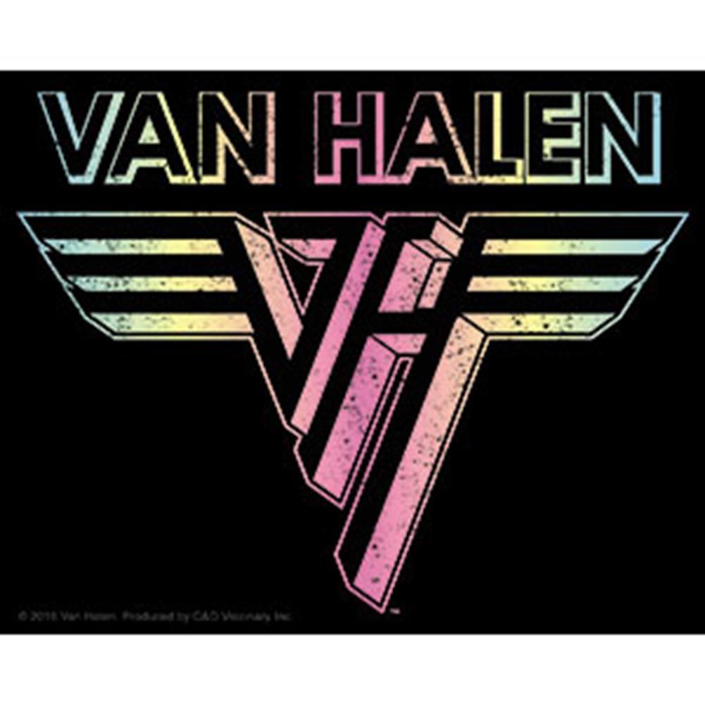 Van Halen Logo - Van Halen Rainbow Logo Sticker