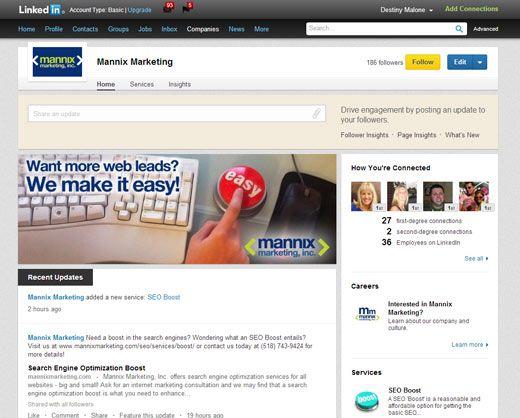 LinkedIn Square Logo - Linkedin Company Pages: Best Practices