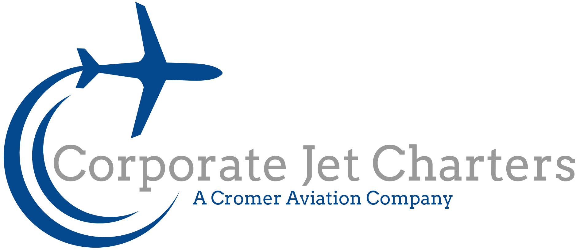 Corporate Aircraft Logo - Corporate Jet Management - Corporate Jet Charters, Inc.