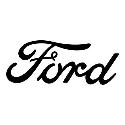 White Ford Logo - Ford - Logo - Outlaw Custom Designs, LLC