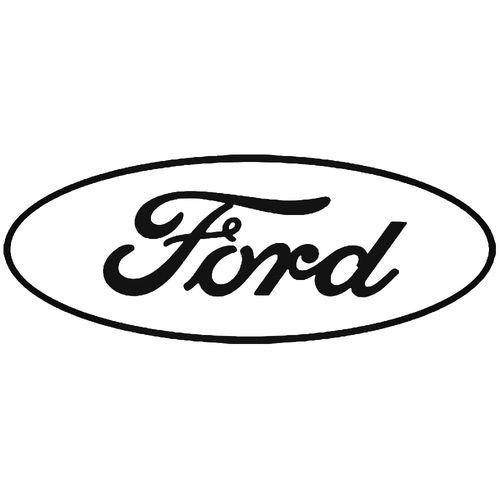 White Ford Logo - Ford Logo 2 Sticker