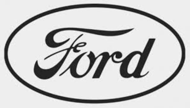 White Ford Logo - History of the Ford logo timeline