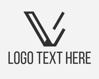 Black Letter V Logo - Letter V Logos | The #1 Logo Maker | BrandCrowd