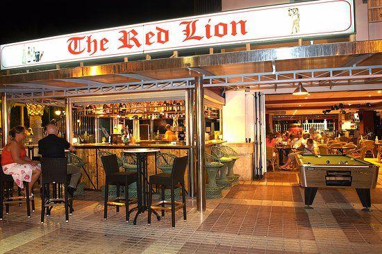 Red Lion Bar Logo - The Red Lion Bar & Restaurant - Picture of Apartamentos Siesta I ...