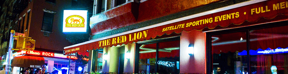 Red Lion Bar Logo - Red Lion NYC