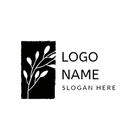 Black and White Leaf Logo - Free Leaf Logo Designs | DesignEvo Logo Maker