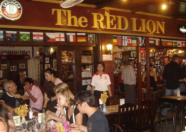 Red Lion Bar Logo - Red Lion British pub restaurant 餐厅 chiang mai 清迈 English Bar Six ...