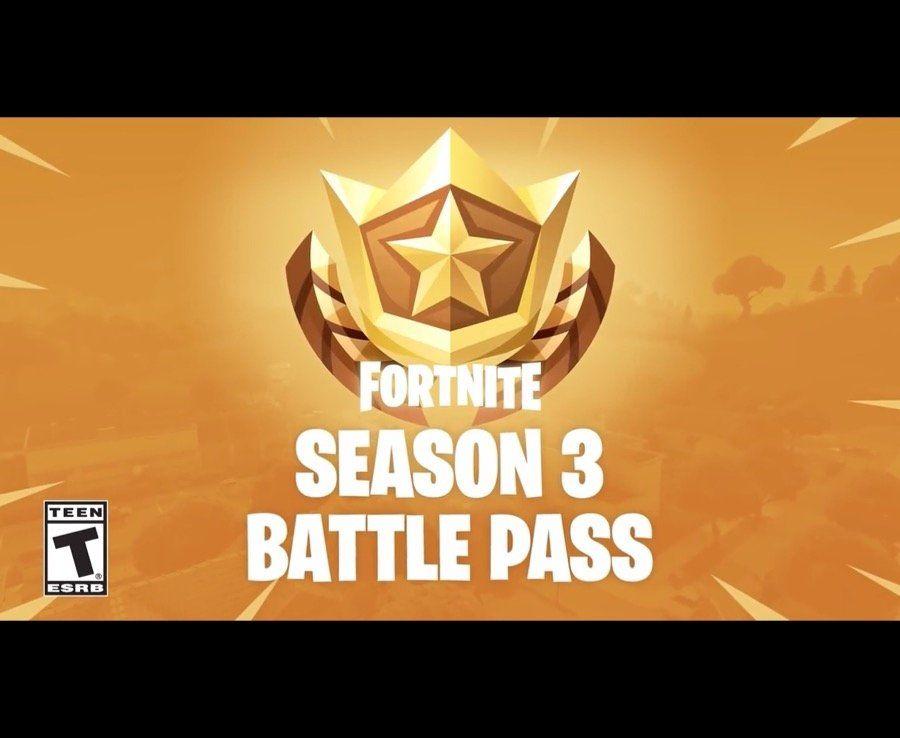 Battle Pass Fortnite Logo - Fortnite Season 3 Battle Pass LIVE: Update, skins, rewards arrive on ...