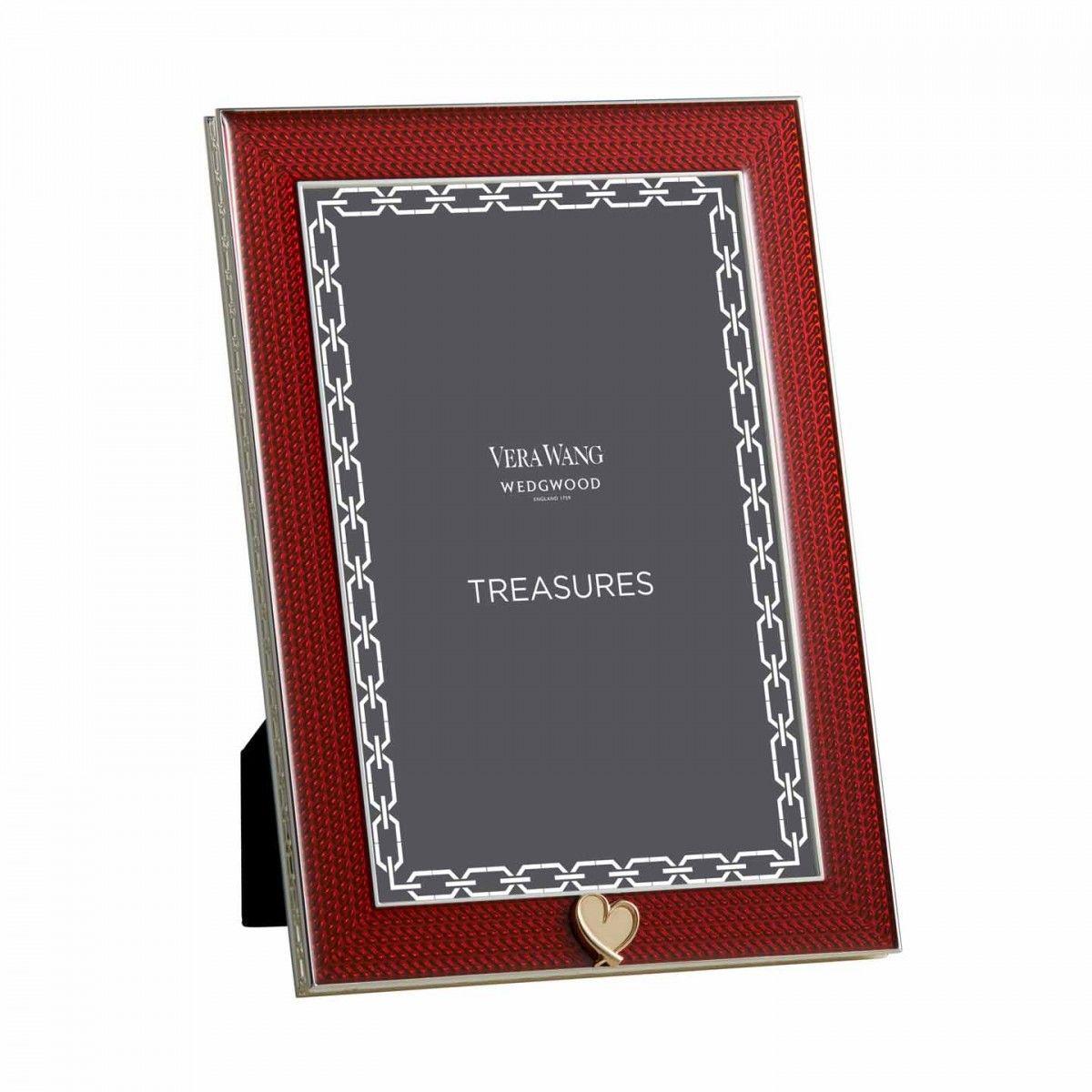 Gray and Red Heart Logo - Vera Wang With Love Treasures Red Heart Photo Frame (Photo: 10.6x15 ...