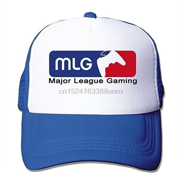 Major League Gaming Logo - Major League Gaming MLG ESports Logo Mesh Cap Black-in Baseball Caps ...