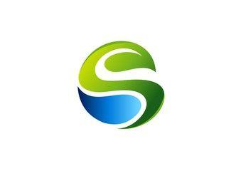 S Green Logo - letter S