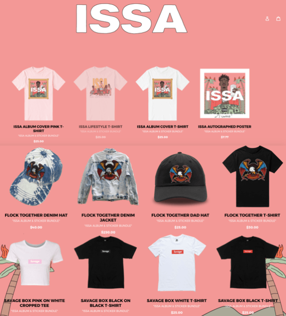 Issa 21 Savage Logo - Savage Launches ISSA Lifestyle Brand With Three Album Inspired