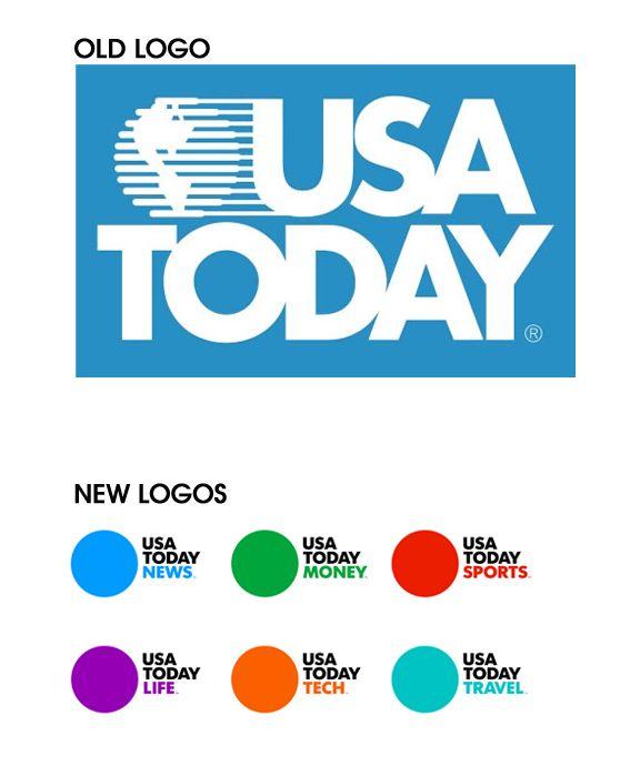 Old Usa Logo - What do you think of USA Today's new logo? - Logan Gattis Creative ...