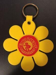 Red and Yellow Flower Looking Logo - Vintage Cleveland Cavaliers logo keychain key chain ring 1970s ...