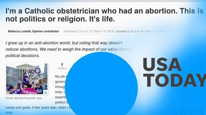 USA Today Old Logo - Why Dr. Rebecca Luckett's abortion essay is not the “same old same ...
